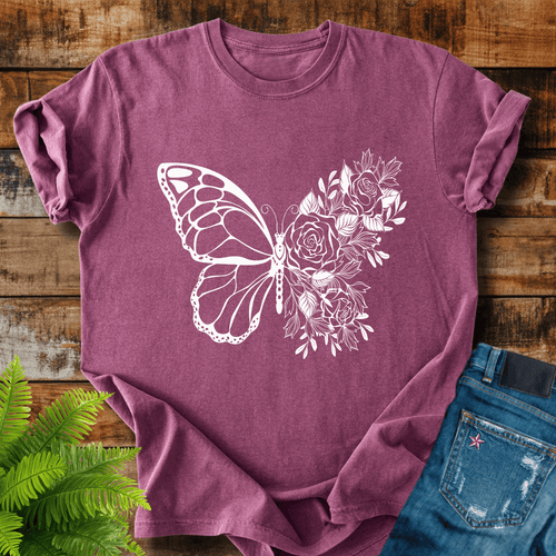 Butterfly Roses T-shirt