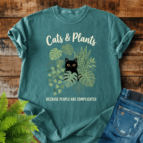 Cats And Plants T-shirt