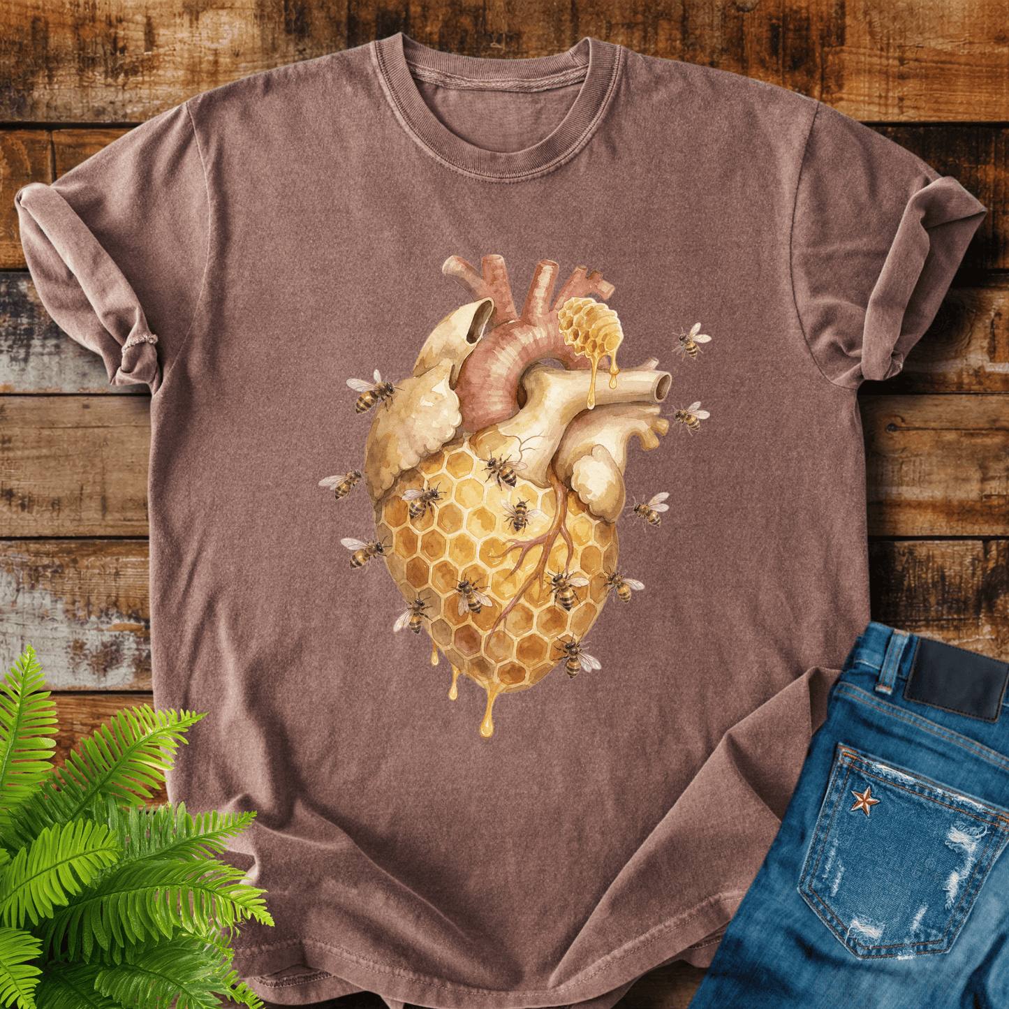 Honeycomb Heart T-shirt