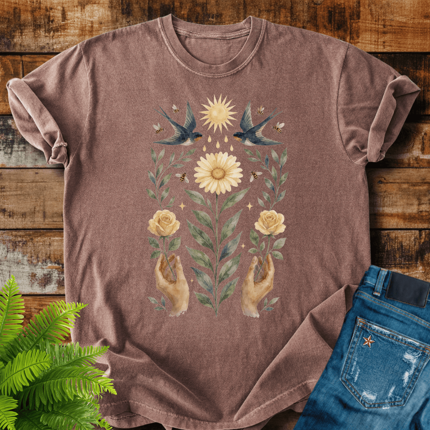 Botanical Swallow T-shirt