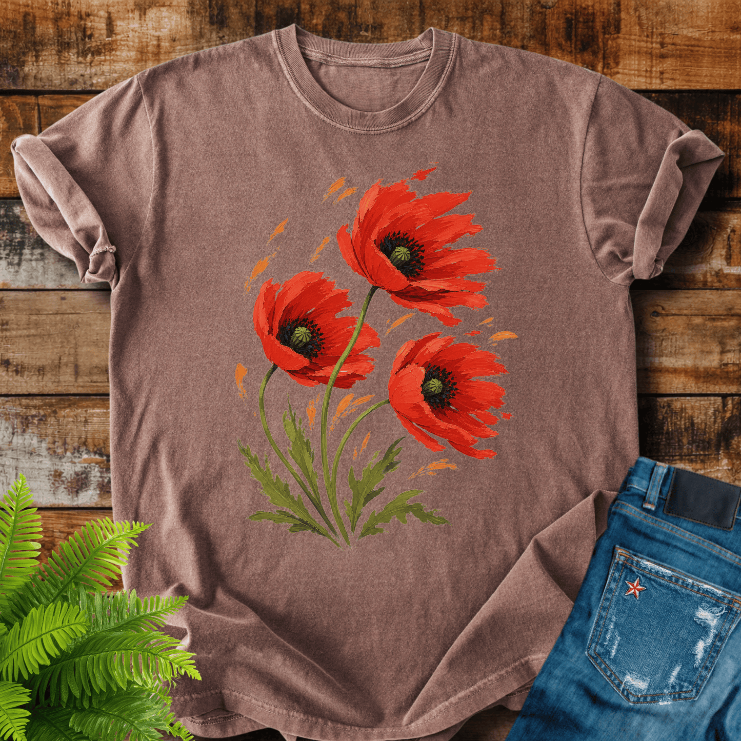 Red Poppies T-shirt