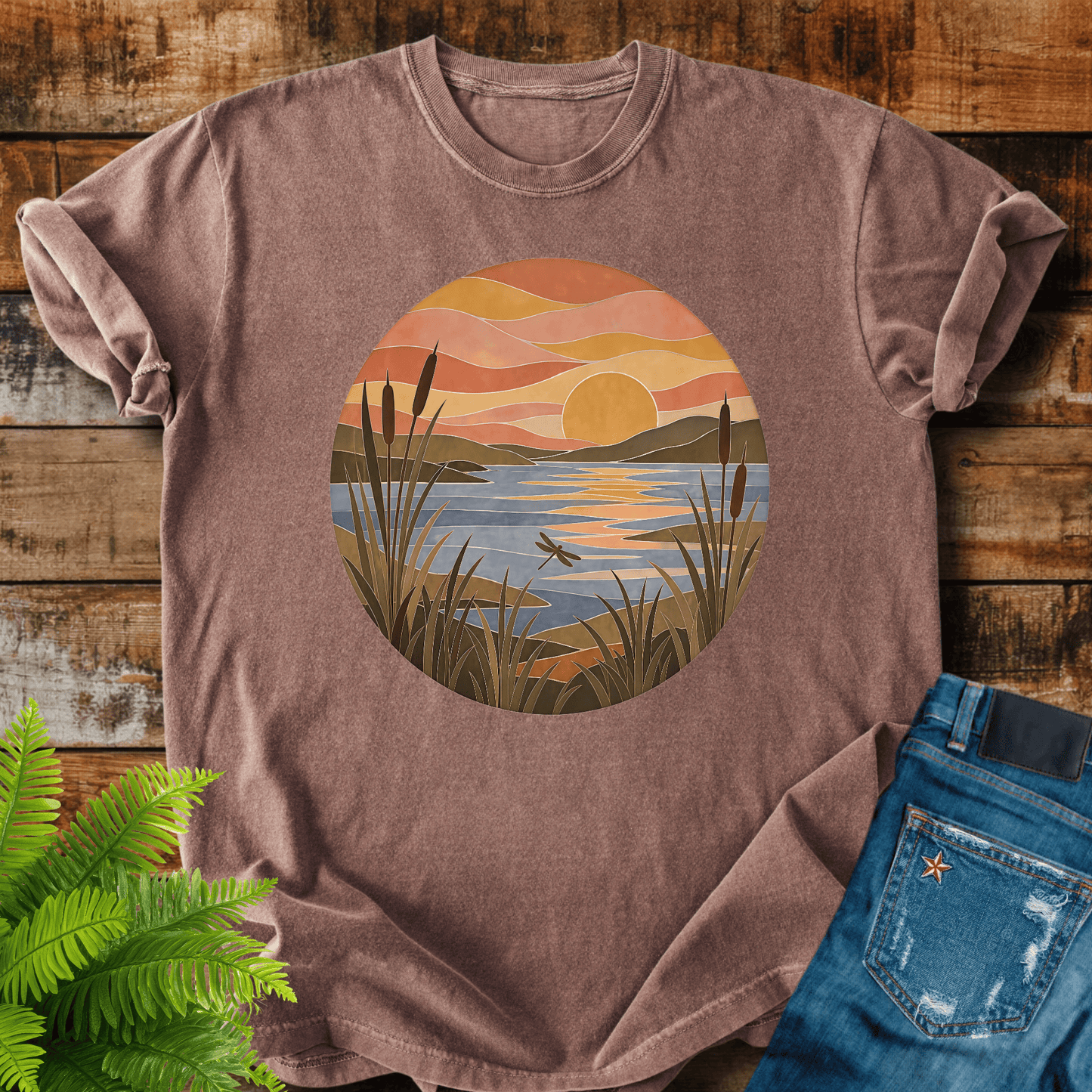Sunset Lake T-shirt