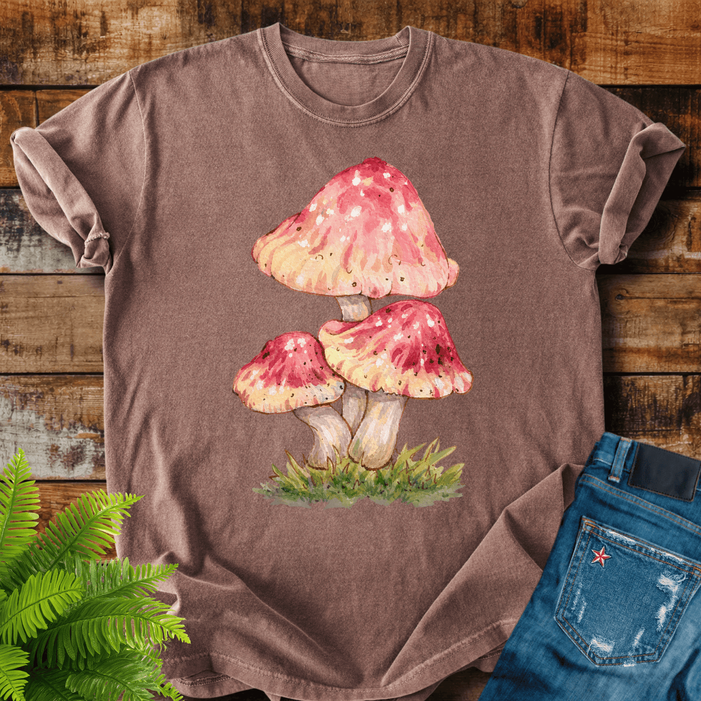 Watercolor Mushrooms T-shirt