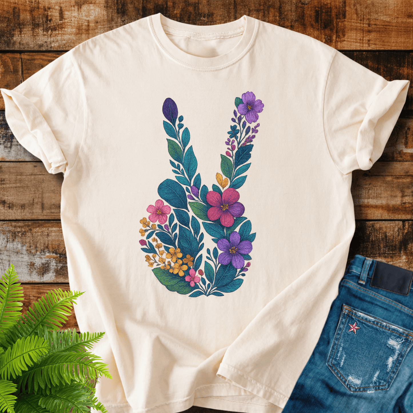 Floral Peace T-shirt