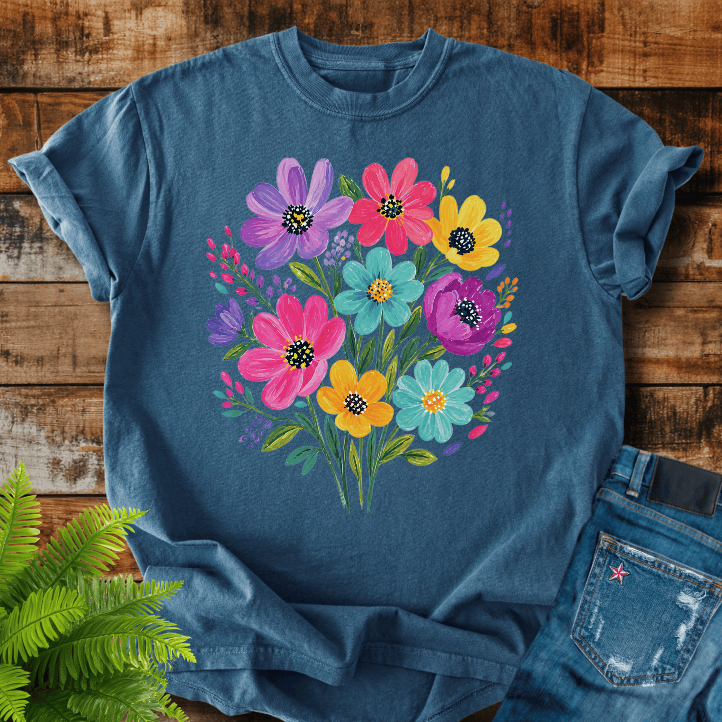 Colorful Wildflowers T-shirt