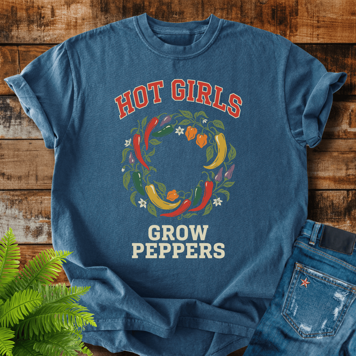 Hot Girls Grow T-shirt