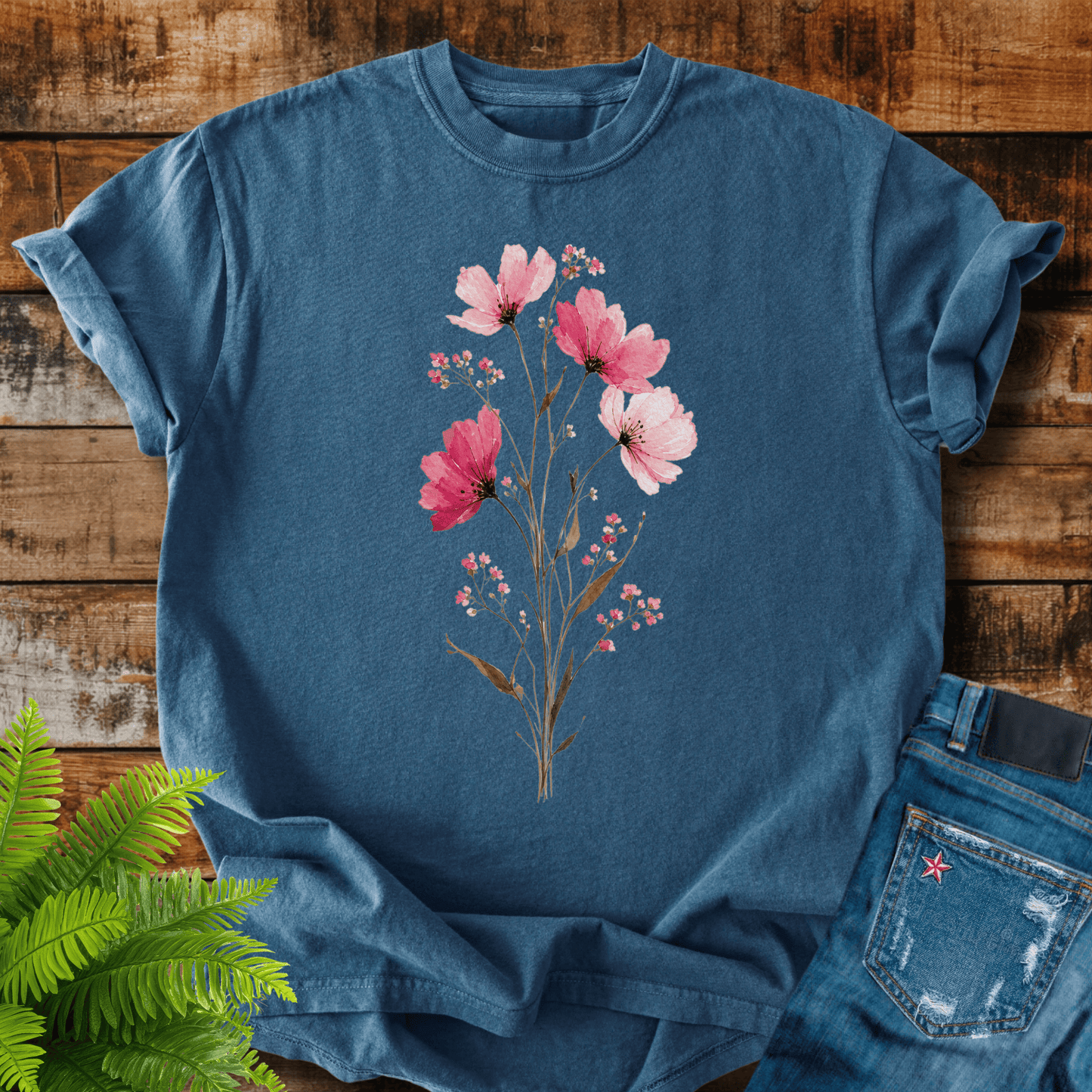 Pink Wildflowers T-shirt