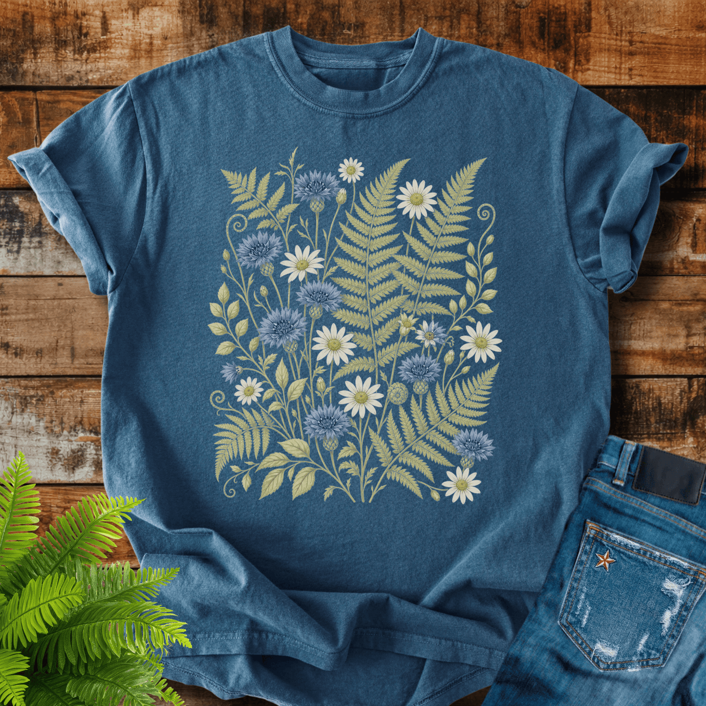 Wildflower Ferns T-shirt