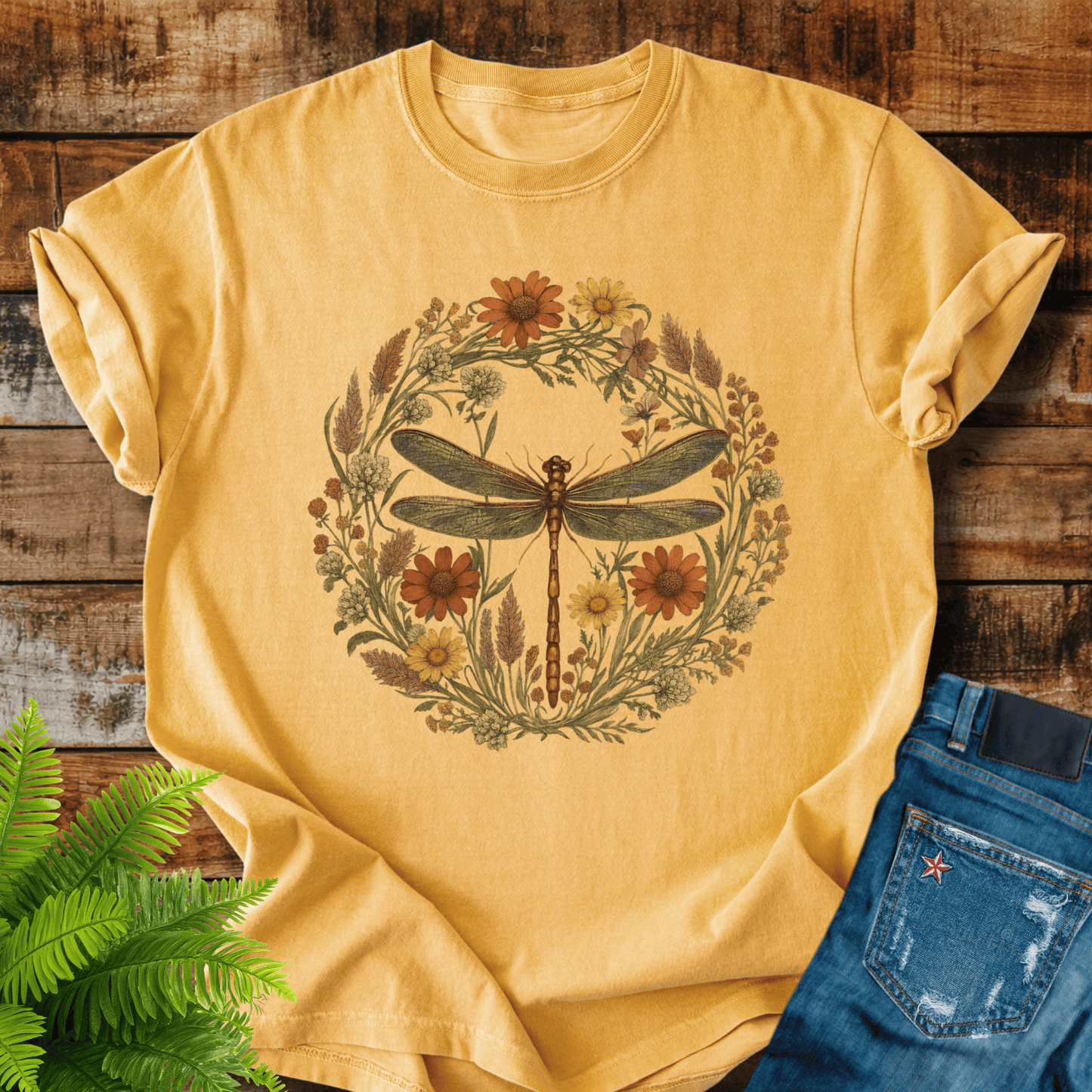 Dragonfly Wreath T-shirt