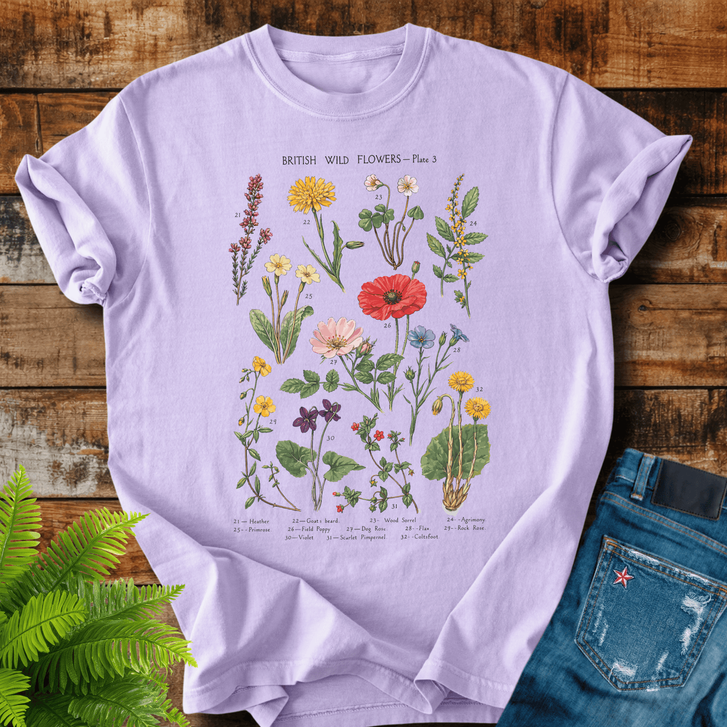 British Wildflowers T-shirt