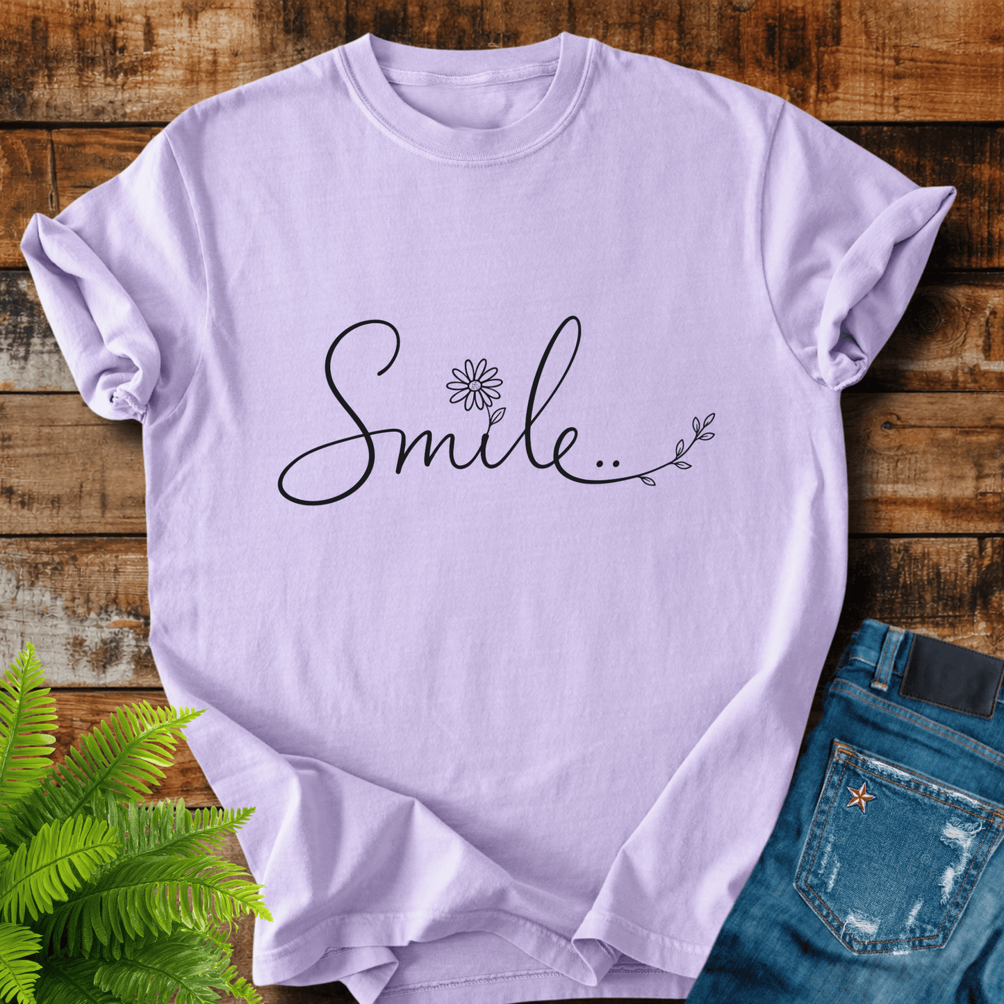 Smile Floral T-shirt