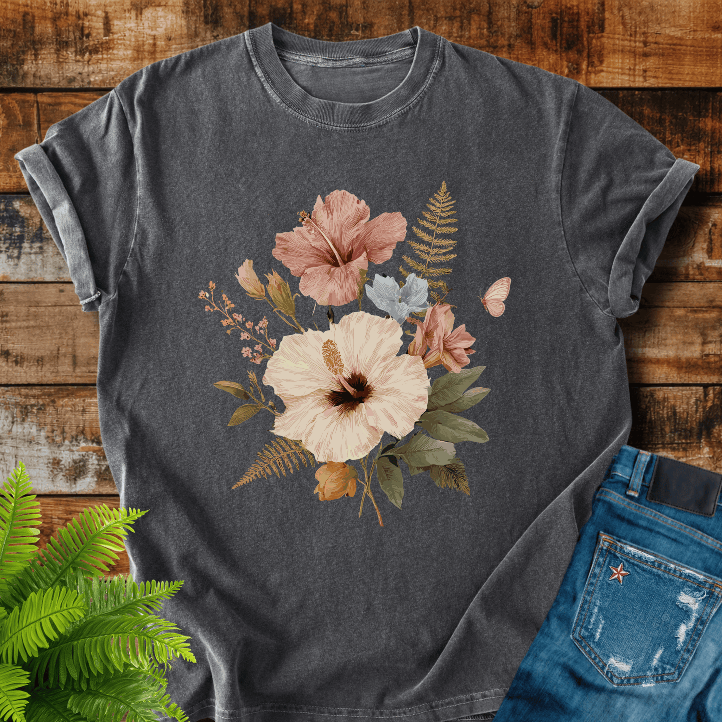 Vintage Floral Bouquet T-shirt
