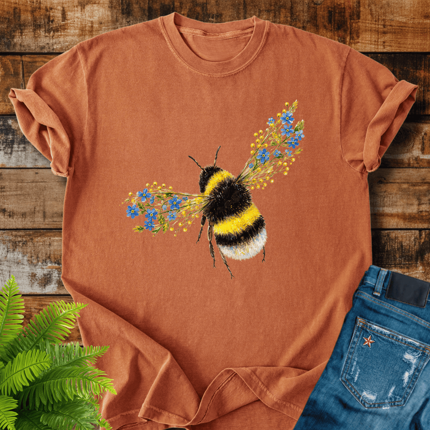 Floral Bumblebee T-shirt