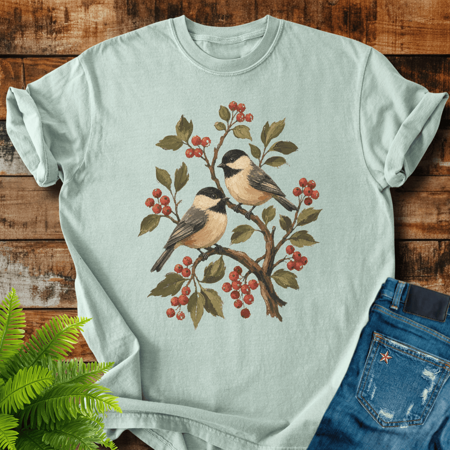 Chickadee Pair T-shirt