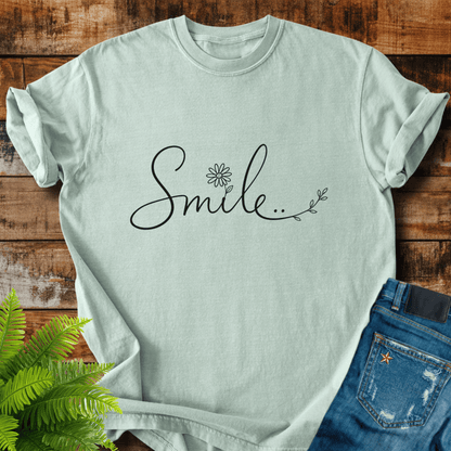 Smile Floral T-shirt