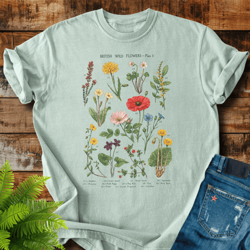 British Wildflowers T-shirt