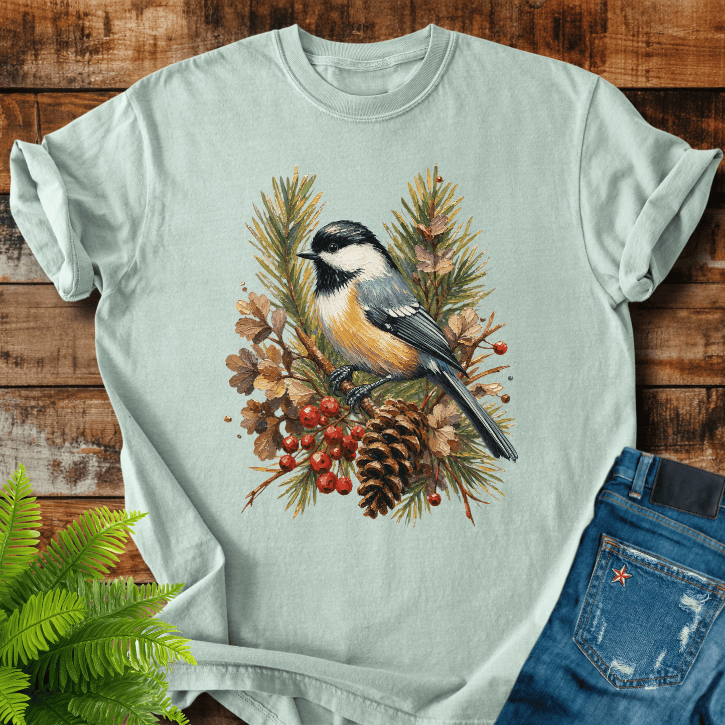 Winter Chickadee T-shirt
