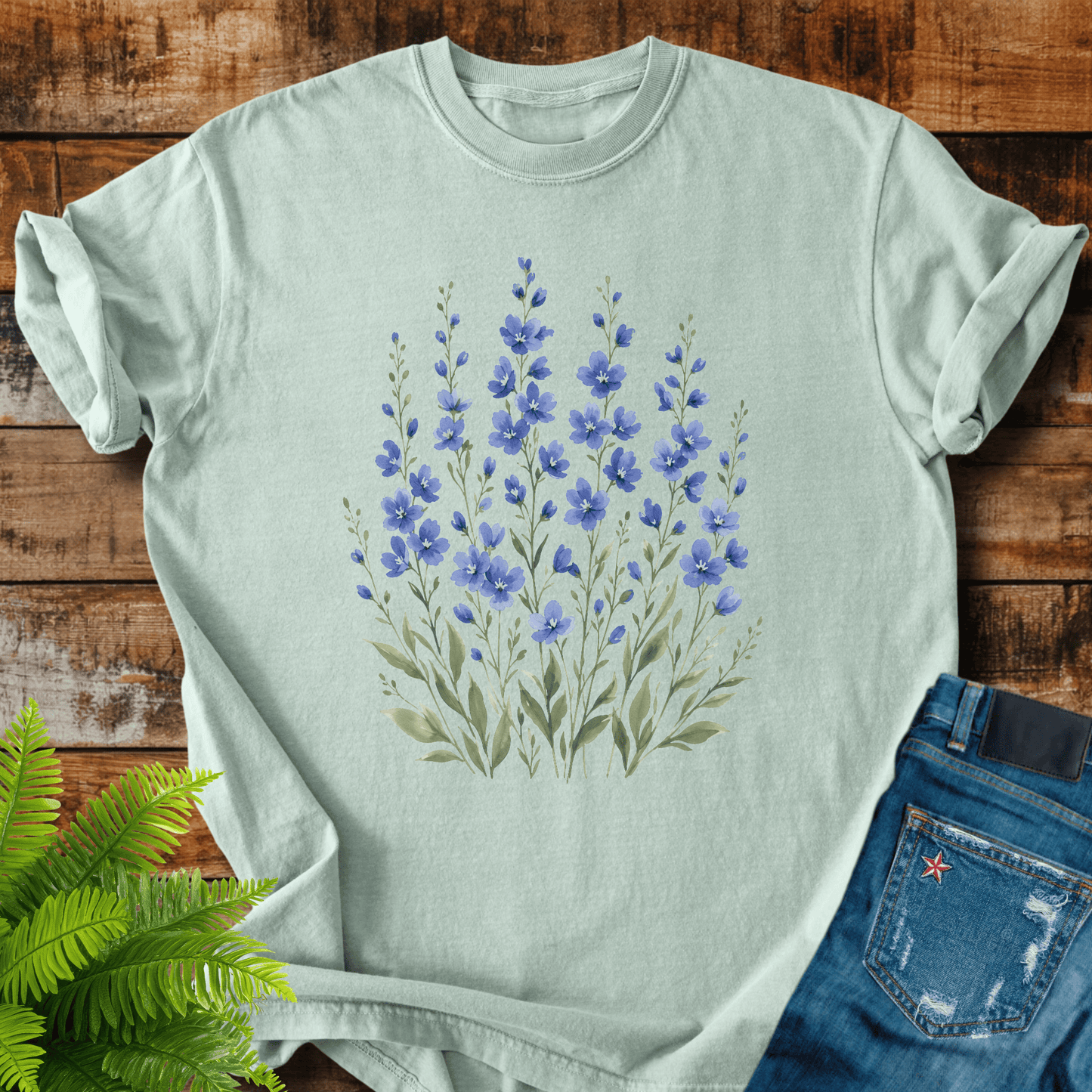 Blue Wildflowers T-shirt