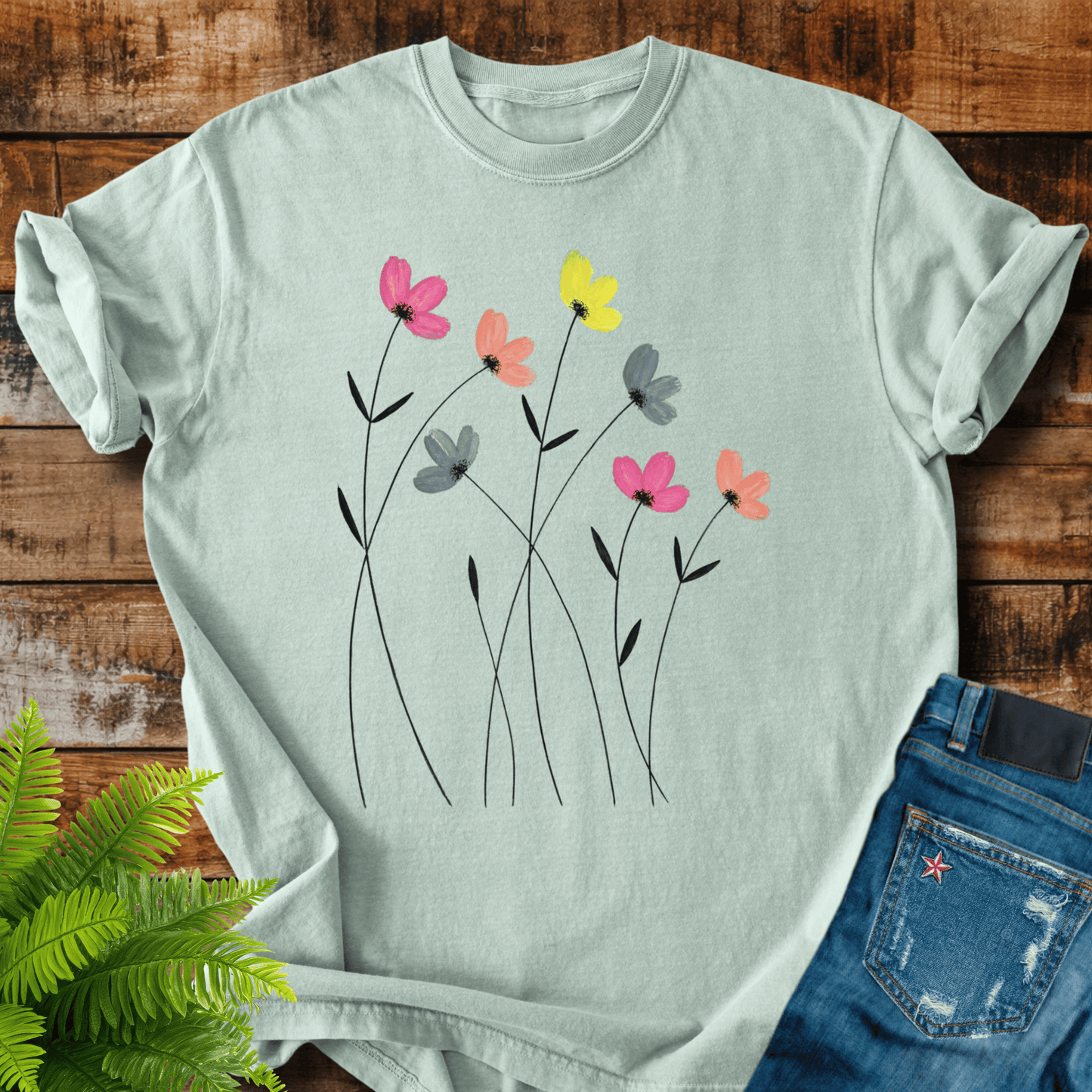 Wildflower Sketch T-shirt