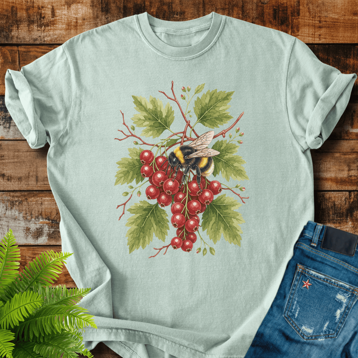 Bumblebee Berries T-shirt