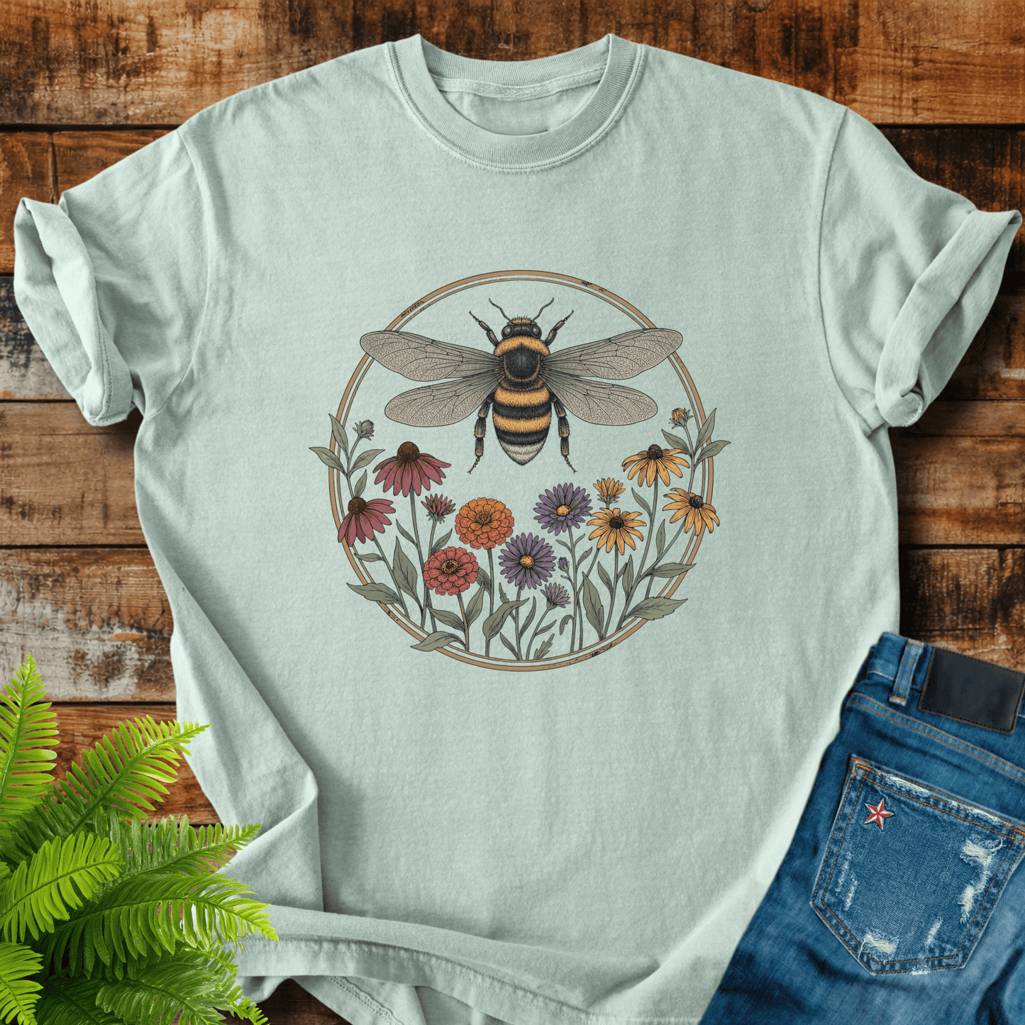 Floral Bumblebee T-shirt
