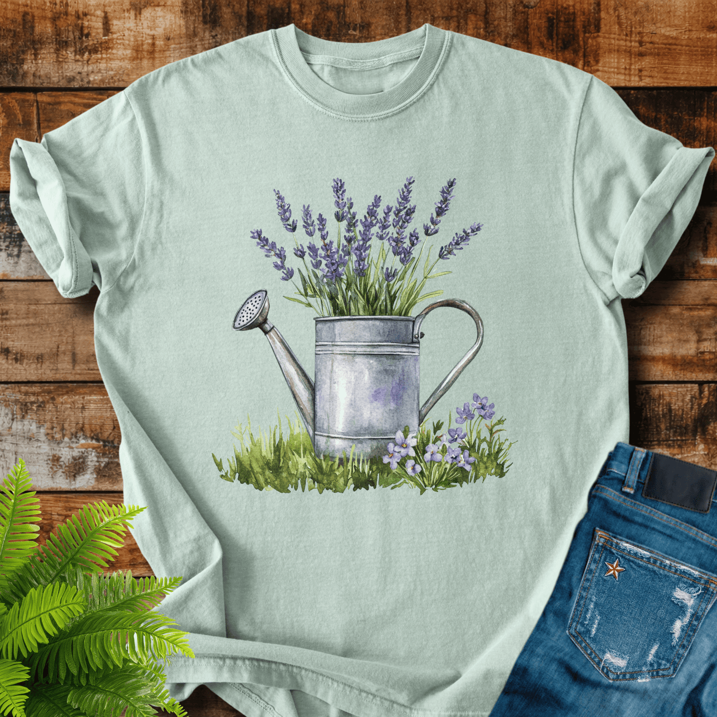 Lavender Watering Can T-shirt