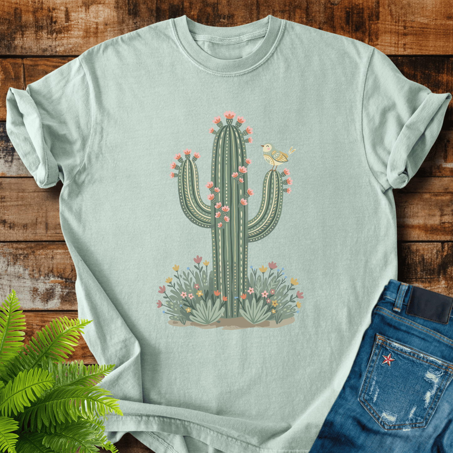 Cactus Bird T-shirt