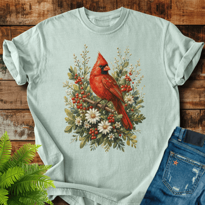 Cardinal Floral T-shirt