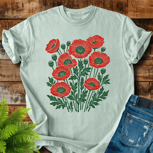 Red Poppies T-shirt