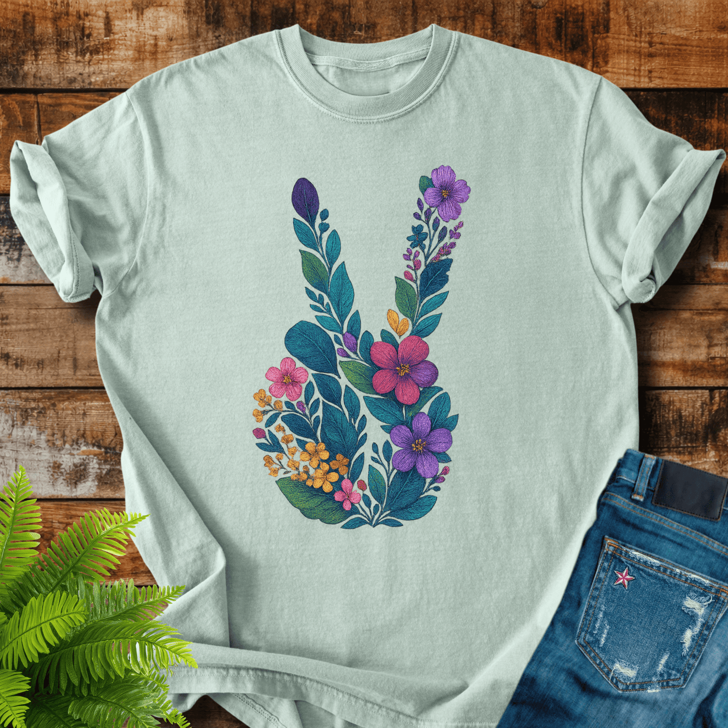 Floral Peace T-shirt