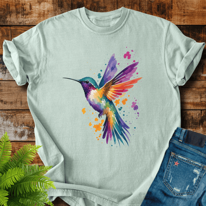 Watercolor Hummingbird T-shirt