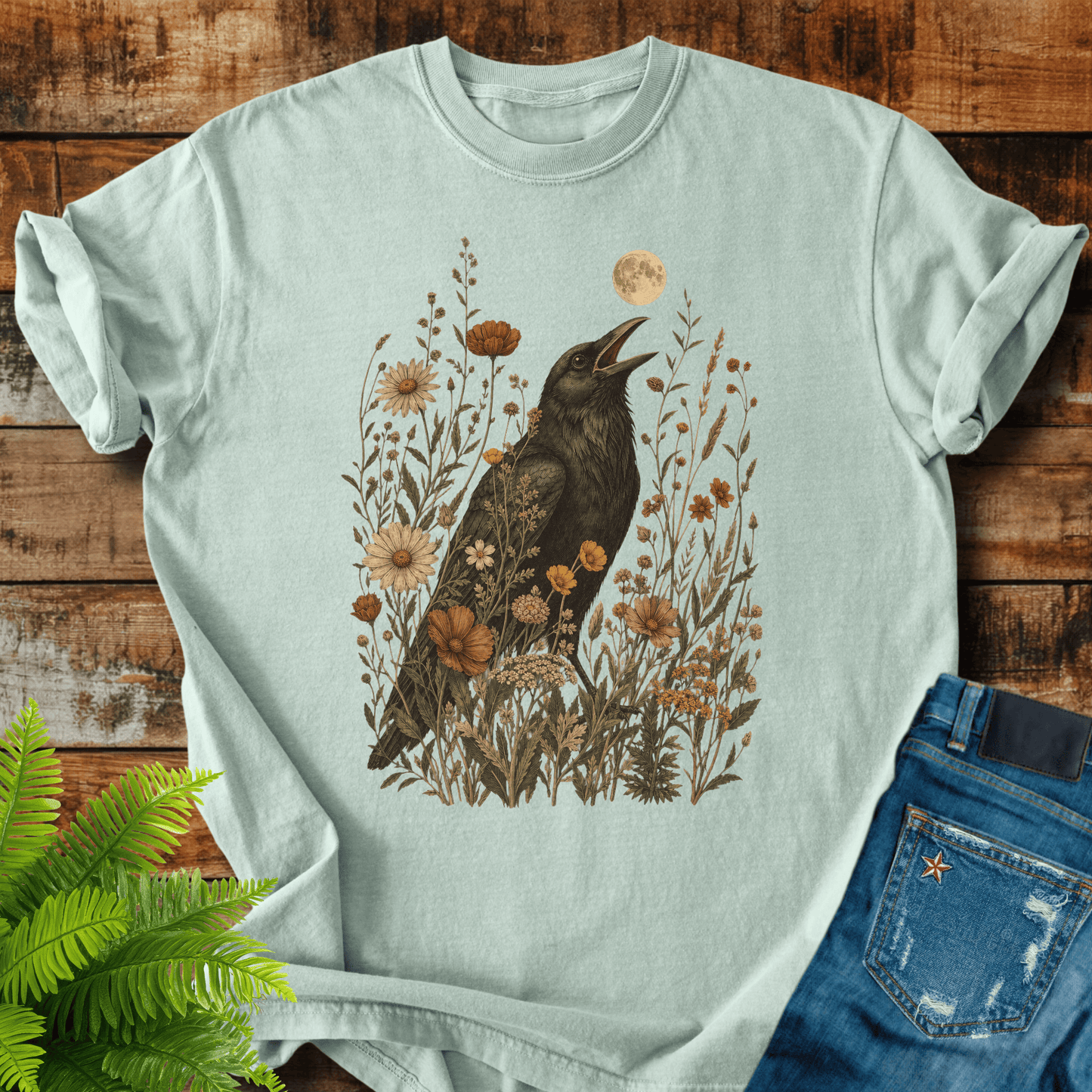Moonlit Raven T-shirt