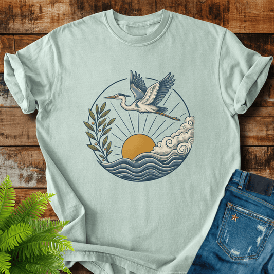 Flying Heron T-shirt