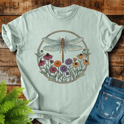 Dragonfly Wildflowers T-shirt