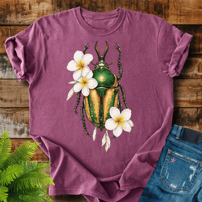 Floral Beetle T-shirt