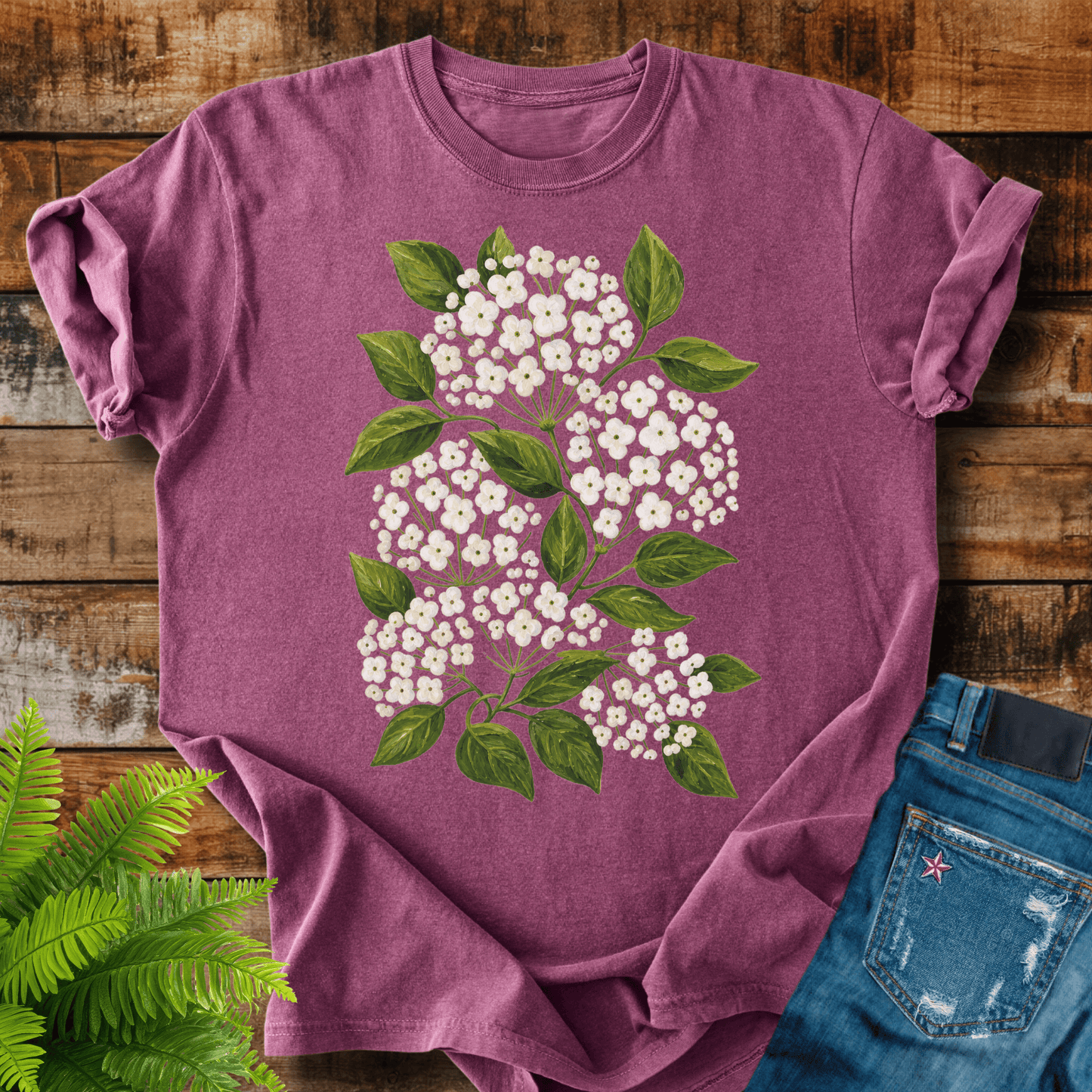 White Floral T-shirt