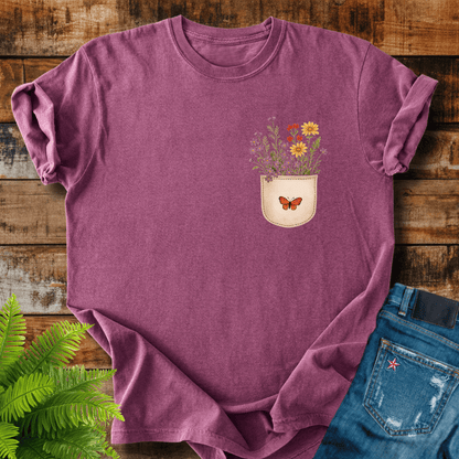 Floral Pocket T-shirt