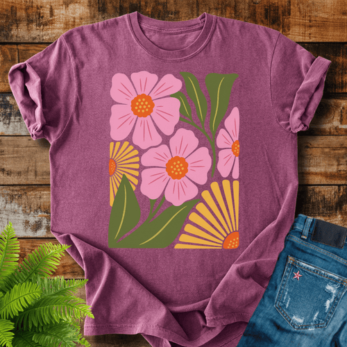 Pink Floral T-shirt