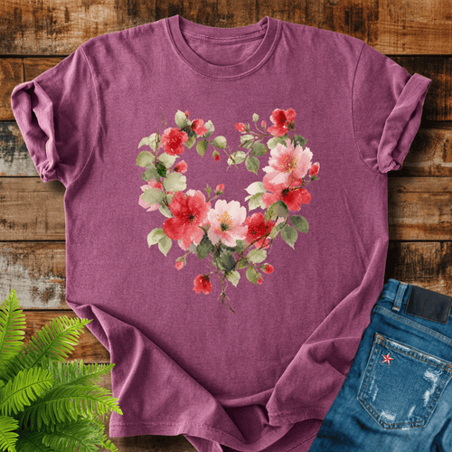 Floral Heart T-shirt