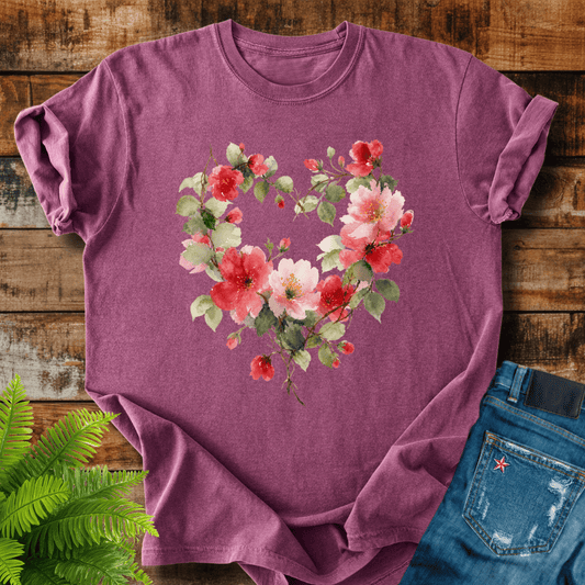 Floral Heart T-shirt