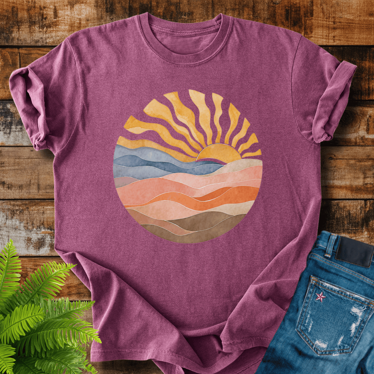 Abstract Sunrise T-shirt