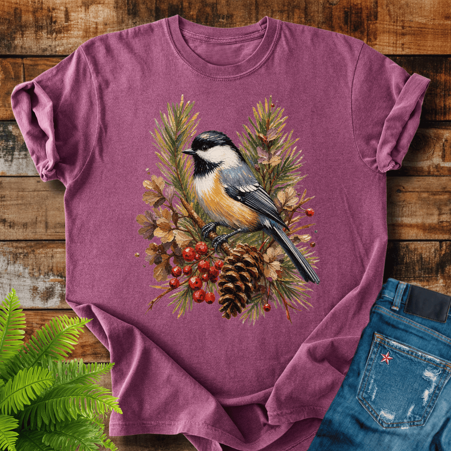 Winter Chickadee T-shirt