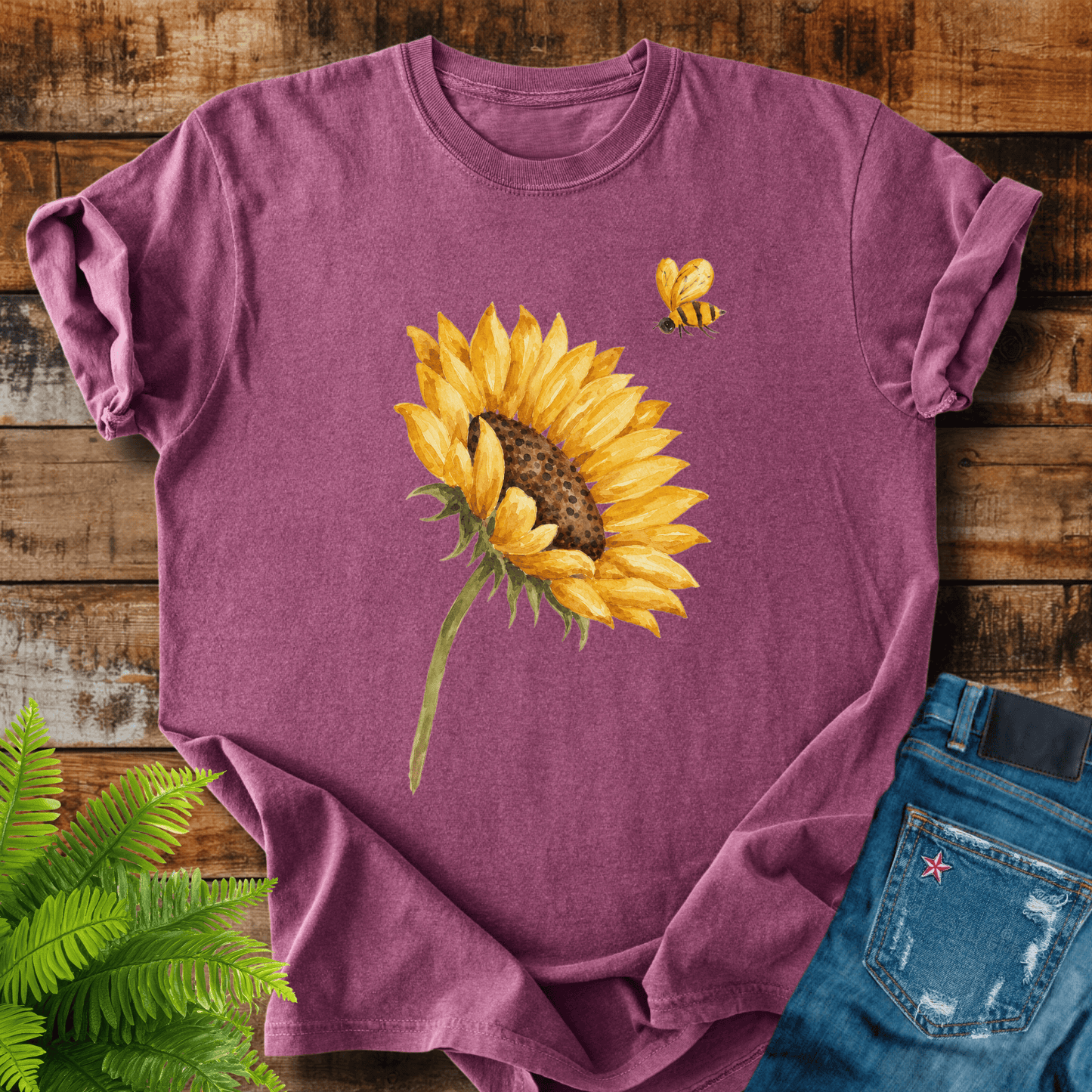 Sunflower Bee T-shirt