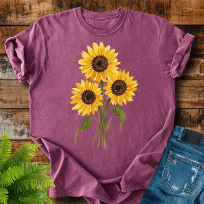 Watercolor Sunflowers T-shirt