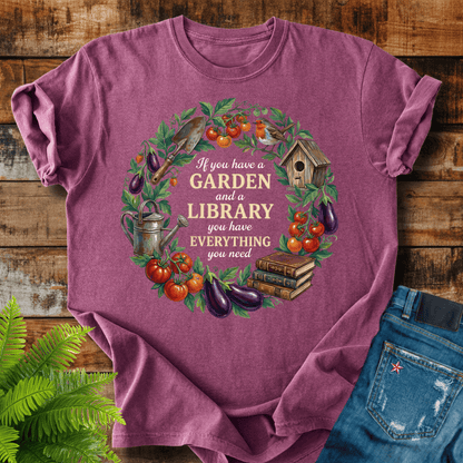 Garden Library T-shirt