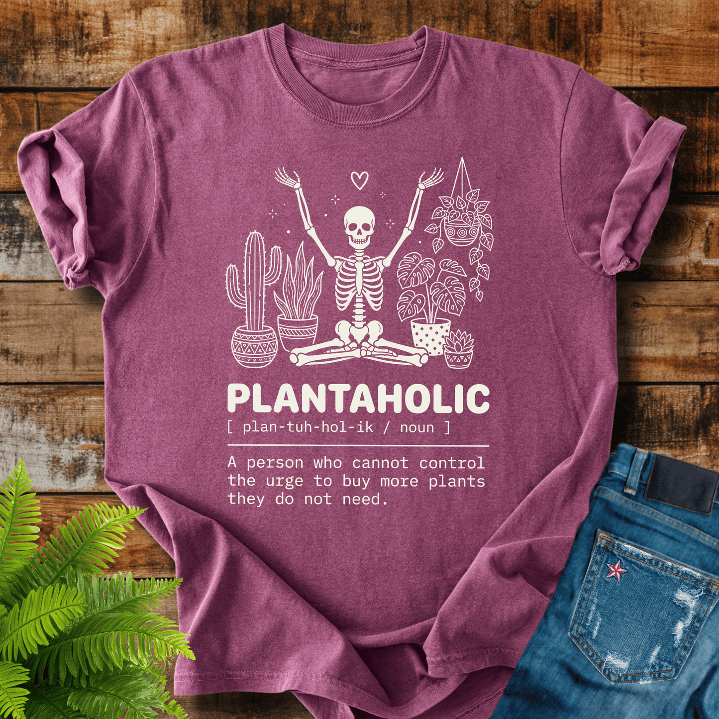 Plantaholic Definition T-shirt