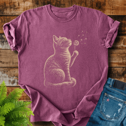 Dandelion Cat T-shirt