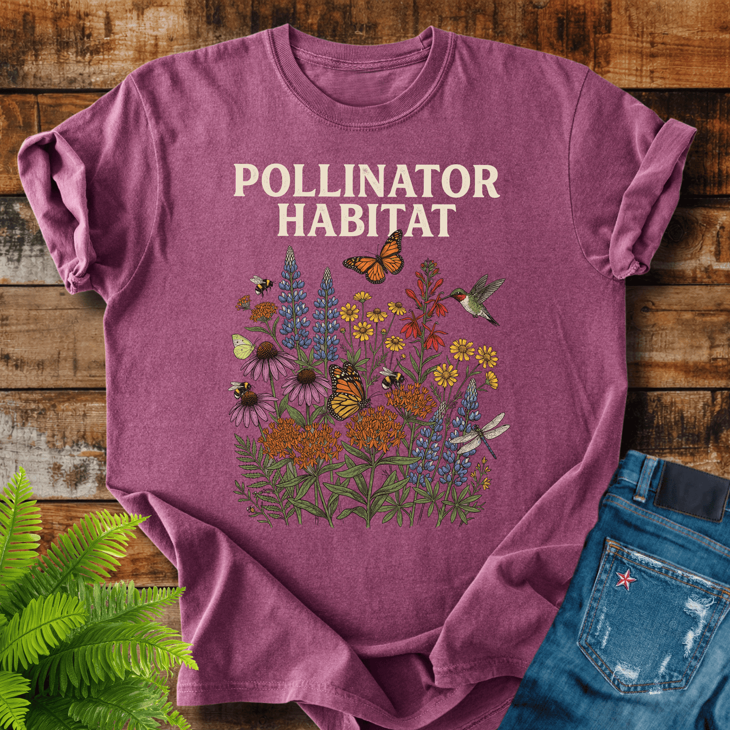 Pollinator Habitat T-shirt