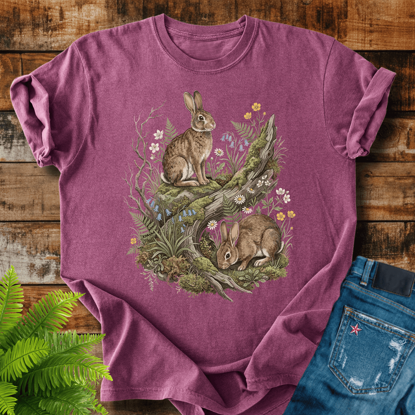 Woodland Rabbits T-shirt