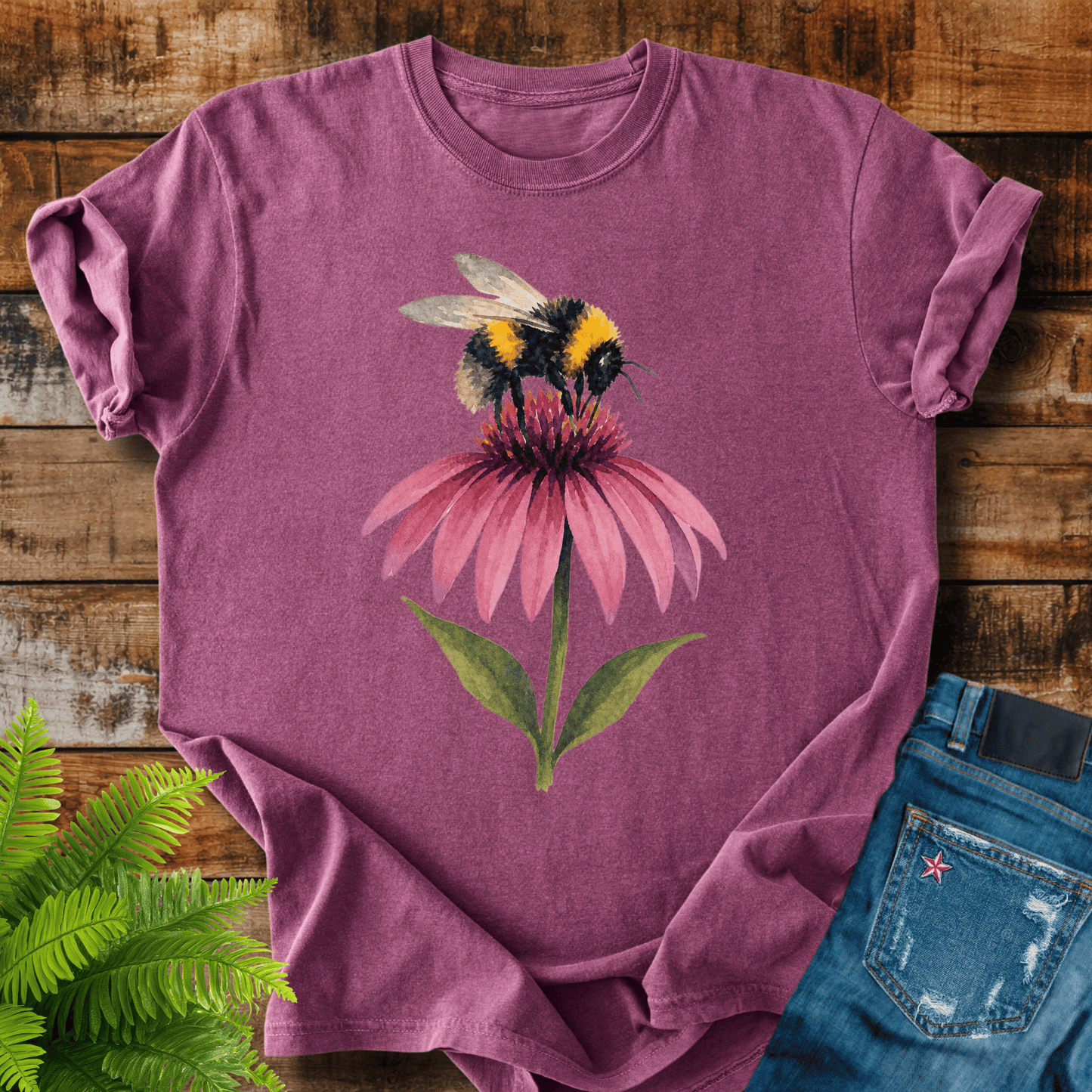 Bumblebee Flower T-shirt